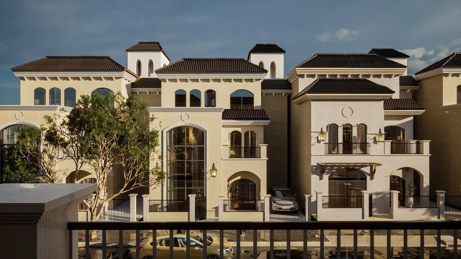 Architectural rendering of a residence in the Bhaisepati housing development